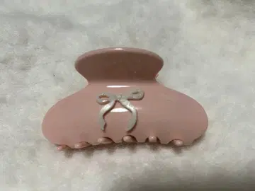 핑크 리본 모티브 헤어 클립