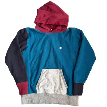 챔피온 리버스 위브 L 사이즈 멀티 컬러 크레이지 패턴