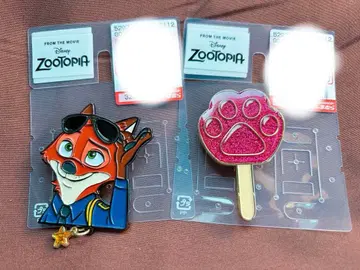 주토피아 시마무라 브로치 아이스캔디 닉 디즈니