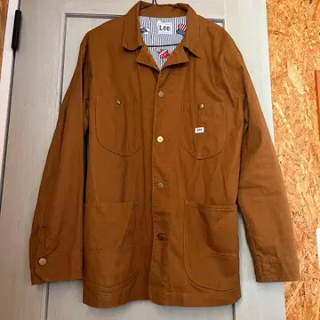 Lee 리 SANFO RIZED LT503 커버올 자켓 브라운