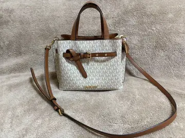 [ 새상품급 ] MICHAEL KORS 숄더백 화이트/브라운