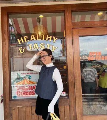 rosymonster 로지몬스터 ribbon denim vest