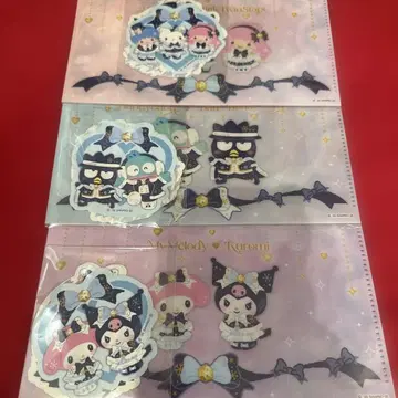 산리오 해피 복권 H상 스티커 세트 3세트