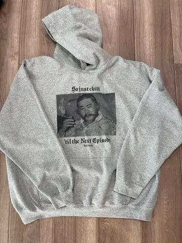 랩 어택 rapattack 그레이 맨투맨 후드티 카츠 신타로