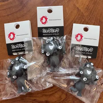 PVC 마스코트 키링 블랙 미야쿠미야쿠