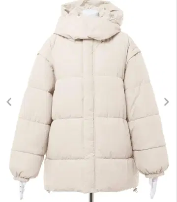 [ 익명 배송 ] INGNI 4WAY 에코 다운 코트 라이트 베이지