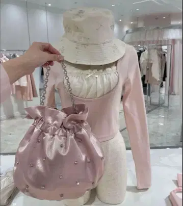 epine 에피누 비쥬 새틴 숄더백