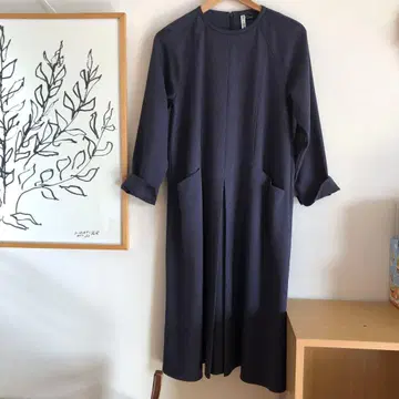 [ Rosso ] 다크 블루 롱 원피스