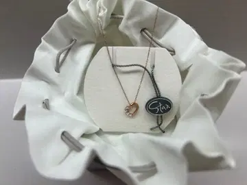 STAR JEWELRY K10PG 하트형 목걸이 스타 주얼리