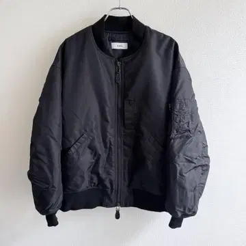 현행 모델 marka NYLON TWILL MA-1 블루종 남성용 블랙