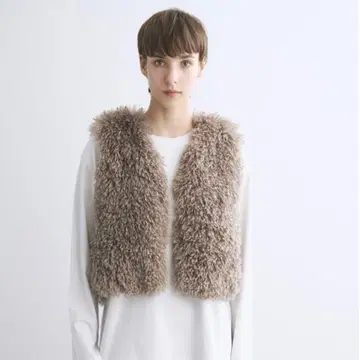 쓰리 dots 웨이비 퍼 숏 베스트 새상품, 미사용품!