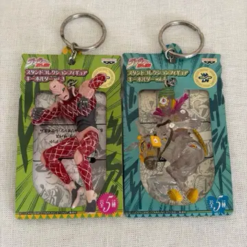 죠죠 스탠드 피규어 킹 크림슨 & 메이드 인 헤븐 (받침대 포함)