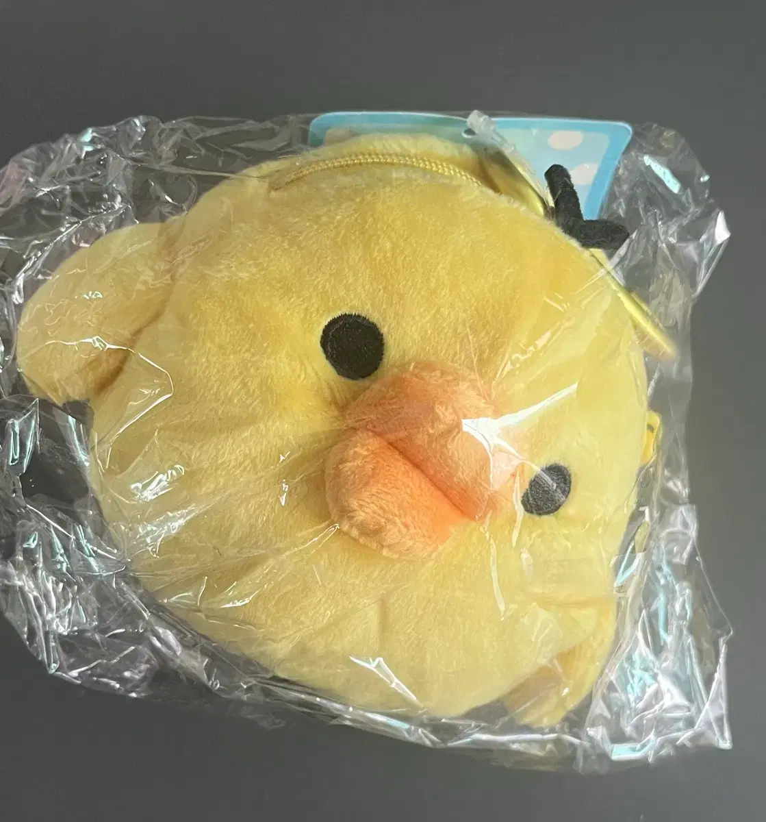 Sealed) San-X Rilakkuma Kiiroitori Pouch Carabiner Coin Purse Keychain