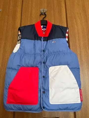 TOMMY JEANS 패치워크 베스트