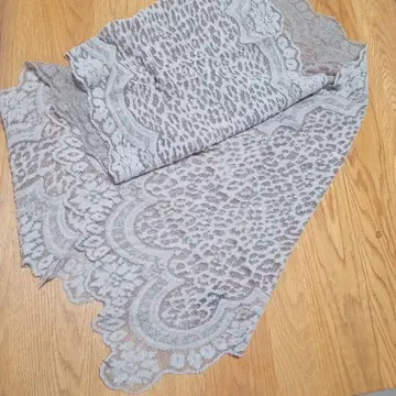 그레이 계열 레이스 스톨 대형 ANAYI 고급 결혼식 파티 평소