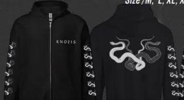 KNOSIS 풀 집업 후드티 2XL