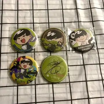 코바야시 치아키 오오사와 남자회 캔뱃지