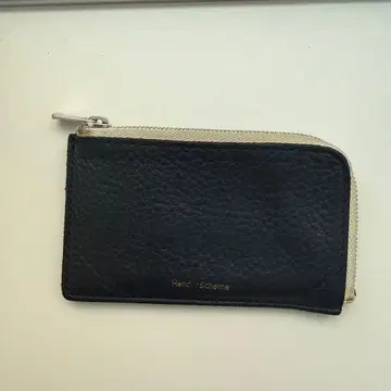 핸더 스킴 유틸리티 L 지퍼 지갑 카드 케이스 교통카드 지갑 블랙