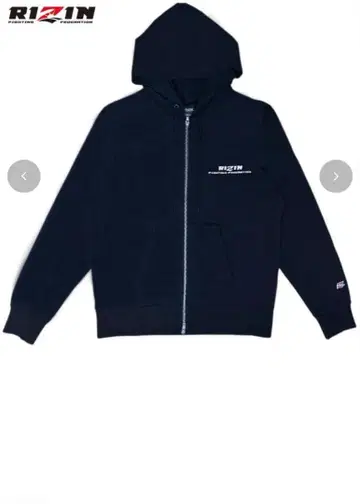 RIZIN 지퍼 후드티 블랙 시마무라