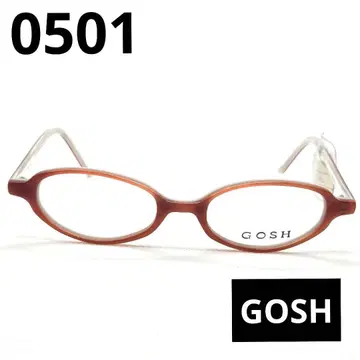 GOSH 브라운 오벌 안경 0501