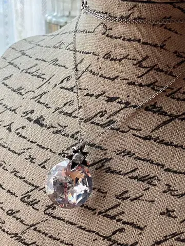 크리스탈 실버 925 목걸이