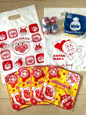 호빵맨 미니 타월 반다나 미니백