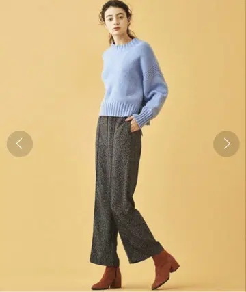 TOMORROWLAND 2way 숏 니트