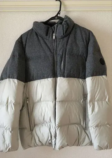 TAKEO KIKUCHI 다운 블루종 03 사이즈 그레이/화이트