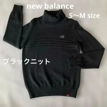 뉴발란스골프 터틀넥 니트 블랙 S~Msize