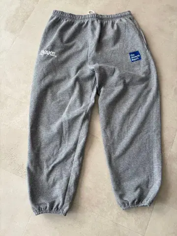 WAKE 스웨트 팬츠 그레이