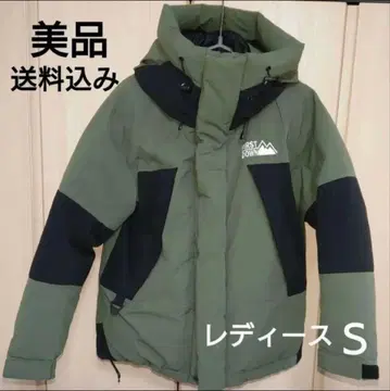 FIRST DOWN 여성용 S 다운 자켓 별주 패널 숏 다운