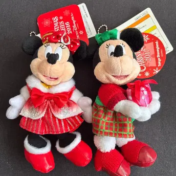 새상품급 미니 바 크리스마스 2016 2017 디즈니 택 포함 2체