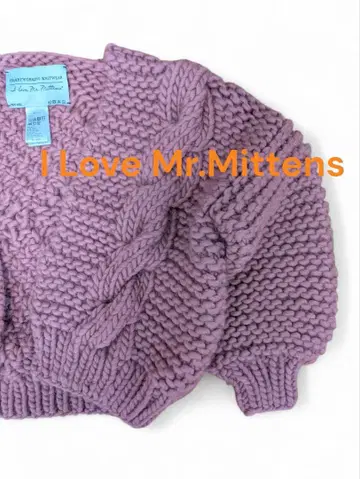 [ 새상품 ] I love Mr.mittens 니트 가디건 핑크