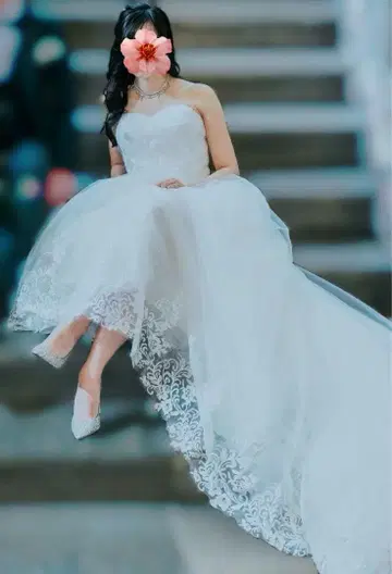 엘레강트 A라인 웨딩 드레스