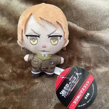 진격의 거인 장 치비 봉제 인형 마스코트 키링