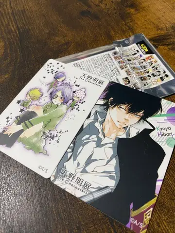 아마노 아키라 전시회 마그넷 스티커 컬렉션 히바리 쿄야 크롬 해골