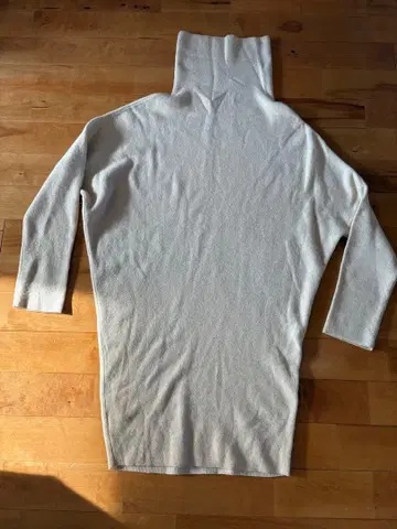 deuxieme classe 아이보리 하이넥 니트 롱 기장