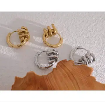 귀걸이 스테인리스 귀걸이 금속 알레르기 방지 후프 귀걸이 골드 귀걸이