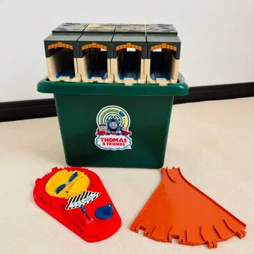 프라레일 토마스와 친구들 접이식 토마스 기관고 턴테이블 덤 포함