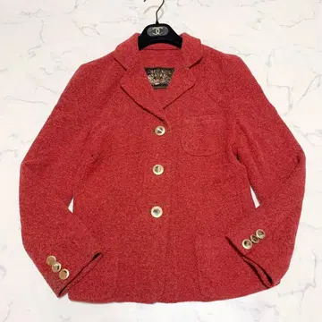 [ 새상품급 ] 이타리야 니트 자켓 가디건 레드 7호 호랑이