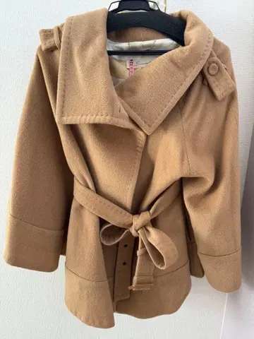 Snidel 베이지 판초 코트