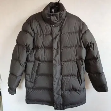새상품급 유니클로 남성용 다운 자켓 다운 코트 그레이 S