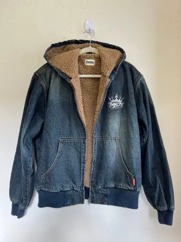 9090 KingLogo SlubDenim ZipHoodie 보아