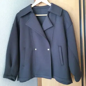 더블  코트 un dix cors 차콜 그레이