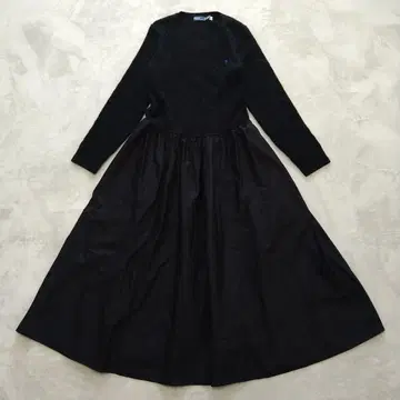 현행 모델 랄프 로렌 하이브리드 케이블 스웨터 드레스 캐시미어 혼방 XL