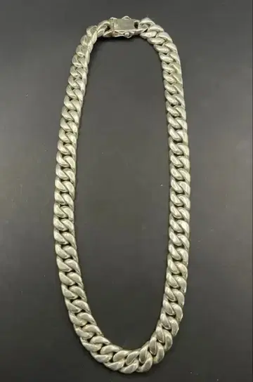 초와이드! 208g! 52cm 쿠바 키헤이 목걸이 실버 925 각인