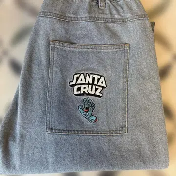 산타크루즈 SANTA CRUZ 배기 데님 라이트 블루 M 남성용