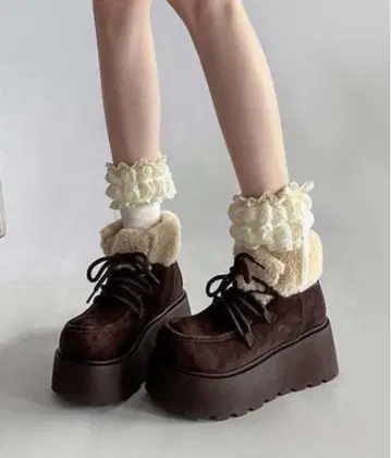 통굽 보아 어그 부츠