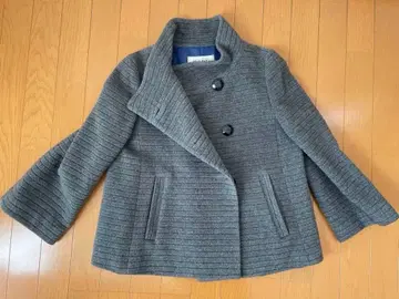 로페 숏코트 그레이