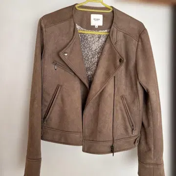 BEAMS HEART 브라운 자켓 M 새상품급 안감 꽃무늬